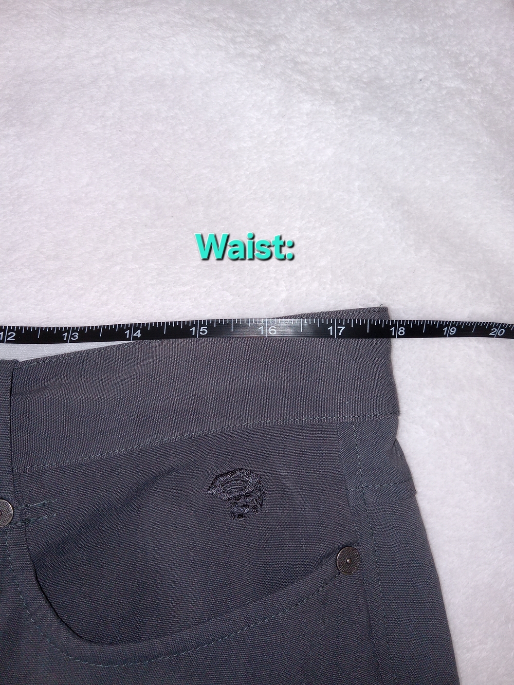 Mountain Hardwear Womens Hiking Pants 12/30  Stretch Nylon Trail Gorpcore - Picture 9 of 12